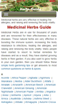 Mobile Screenshot of herbsguide.net